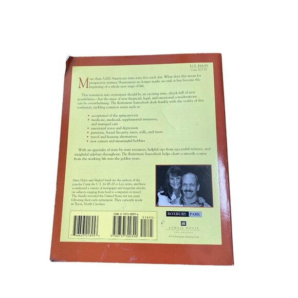 The Retirement Sourcebook By Mary Helen Smith & Shuford Smith Paperback - Picture 3 of 11